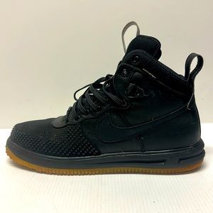 Nike Lunar Force 1 Men’s Black Duck boot Sz 15 NWOT